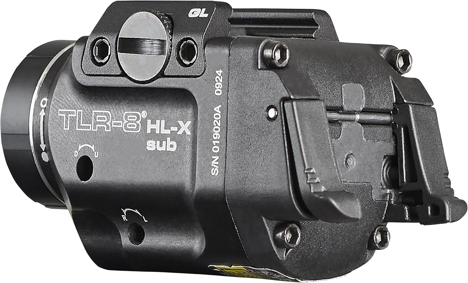 Streamlight 69466 TLR-8 HL-X sub USB 1000-Lumen Weapon Rail-Mounted Rechargeable Tactical Flashlight with Integrated Red