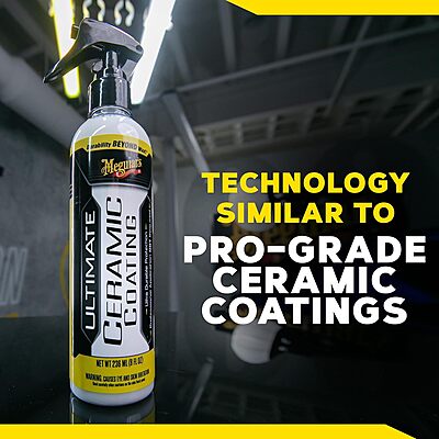 Meguiar's Ultimate Ceramic Coating - Ultra-Durable Cutting-Edge Ceramic Protection with Excellent Water Beading While also