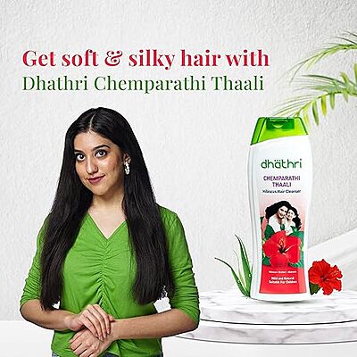 Dhathri Chemparathi Thaali Hibiscus Hair Cleanser Shampoo 200 ml