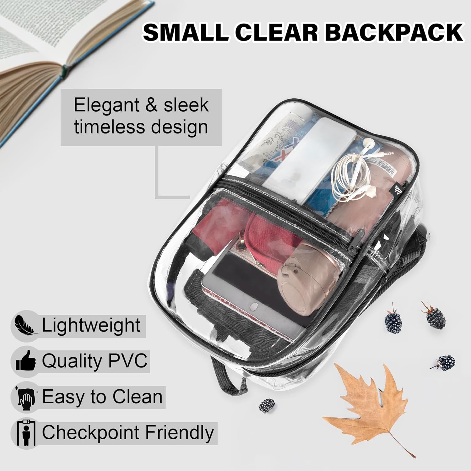 TRAILMAKER Mini Clear Stadium-Approved Backpack