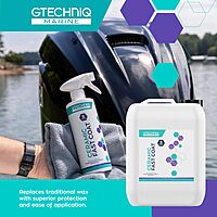 Gtechniq Ceramic Fast Coat - Marine Ceramic Coat - Spray-on, Wipe-Off Ceramic Sealant for Boats