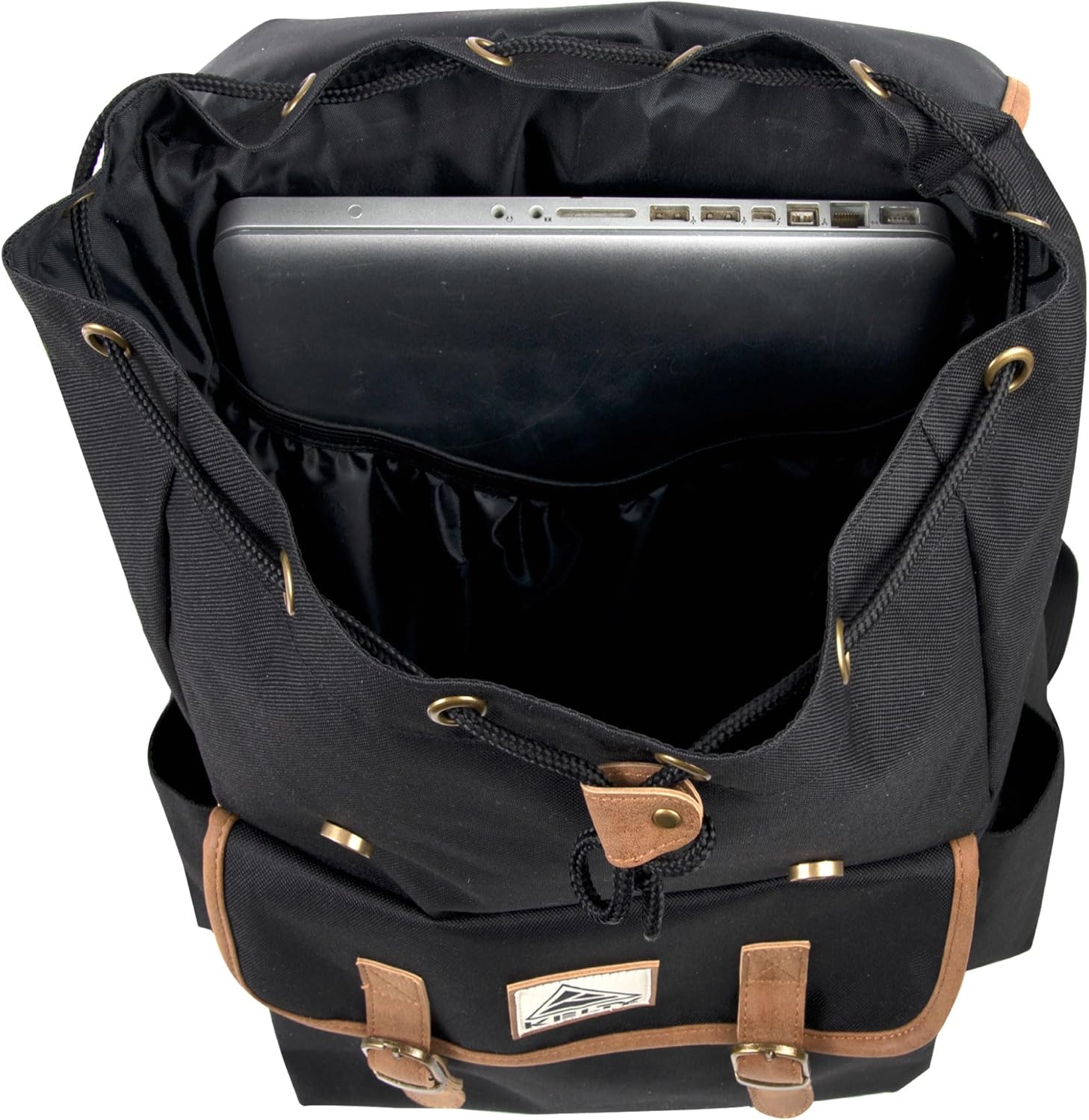 Kelty 18 Inch Laptop Travel Backpack, Drawstring Anti-Theft Backpack with Laptop Compartment, Side Pockets for Men