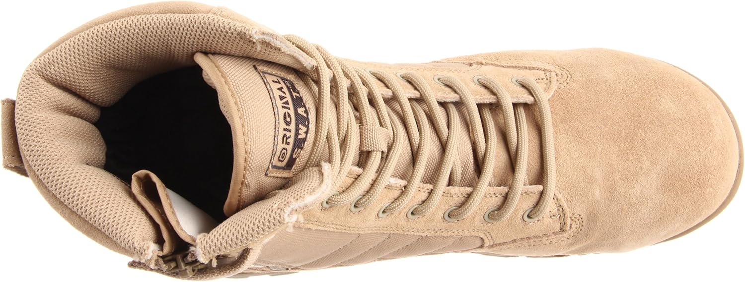 ORIGINAL S.W.A.T. Classic 9" Side-Zip Safety Toe Boots – Suede Leather