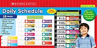 Scholastic Classroom Resources Pocket Charts for Calendar and Daily Schedule Management (SC583866