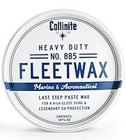 Collinite 885 Fleetwax-Marine & RV Heavy Duty Carnauba+Polymer Wax Sealant-Ultra Durable