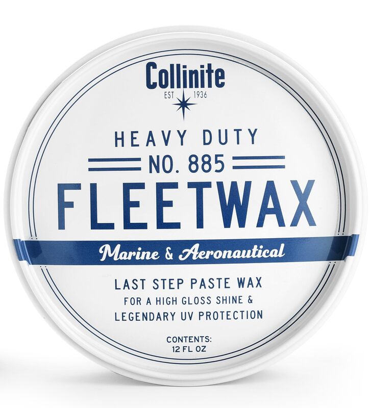 Collinite 885 Fleetwax-Marine & RV Heavy Duty Carnauba+Polymer Wax Sealant-Ultra Durable