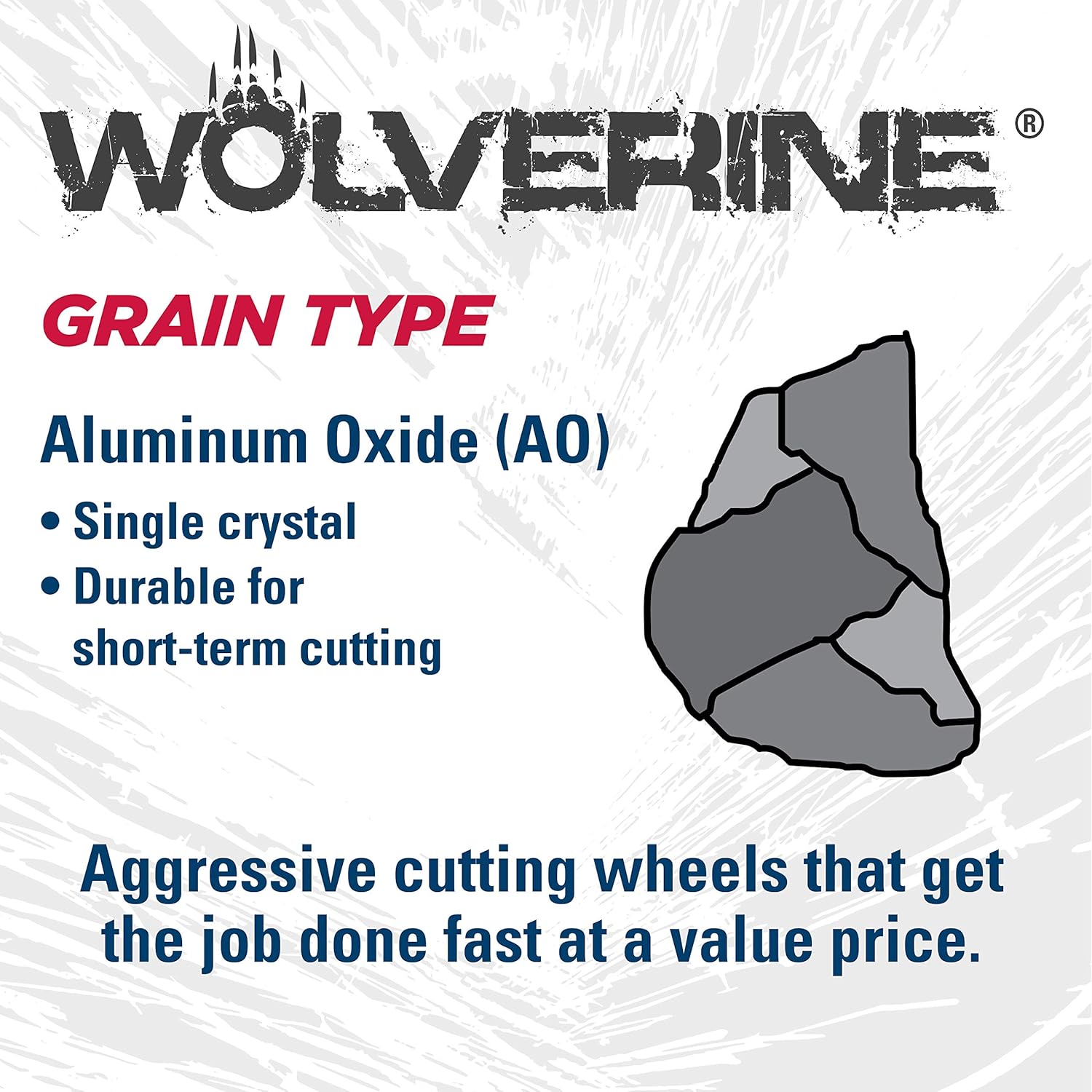 Weiler 56455 4-1/2" X 1/4" Wolverine Type 27 Grinding Wheel, A24N, 5/8"-11 Nut (pack of 1)