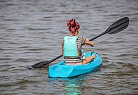 Onyx U.S. Coast Guard and Transport Canada Approved Youth Paddle Vest for Youth 55-88 Pounds for Kayaking, Canoeing