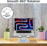 Uncaged Ergonomics Swivel Adjustable Laptop Stand for Desk