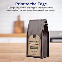 Avery Kraft Brown Arched Labels, Sure Feed Technology, 4.75" x 3.5"