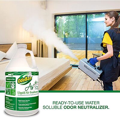 OdoBan Professional Series Ready-to-Use Air Spring Fresh Liquid Air Freshener, Spring Fresh Scent, 1 Gallon