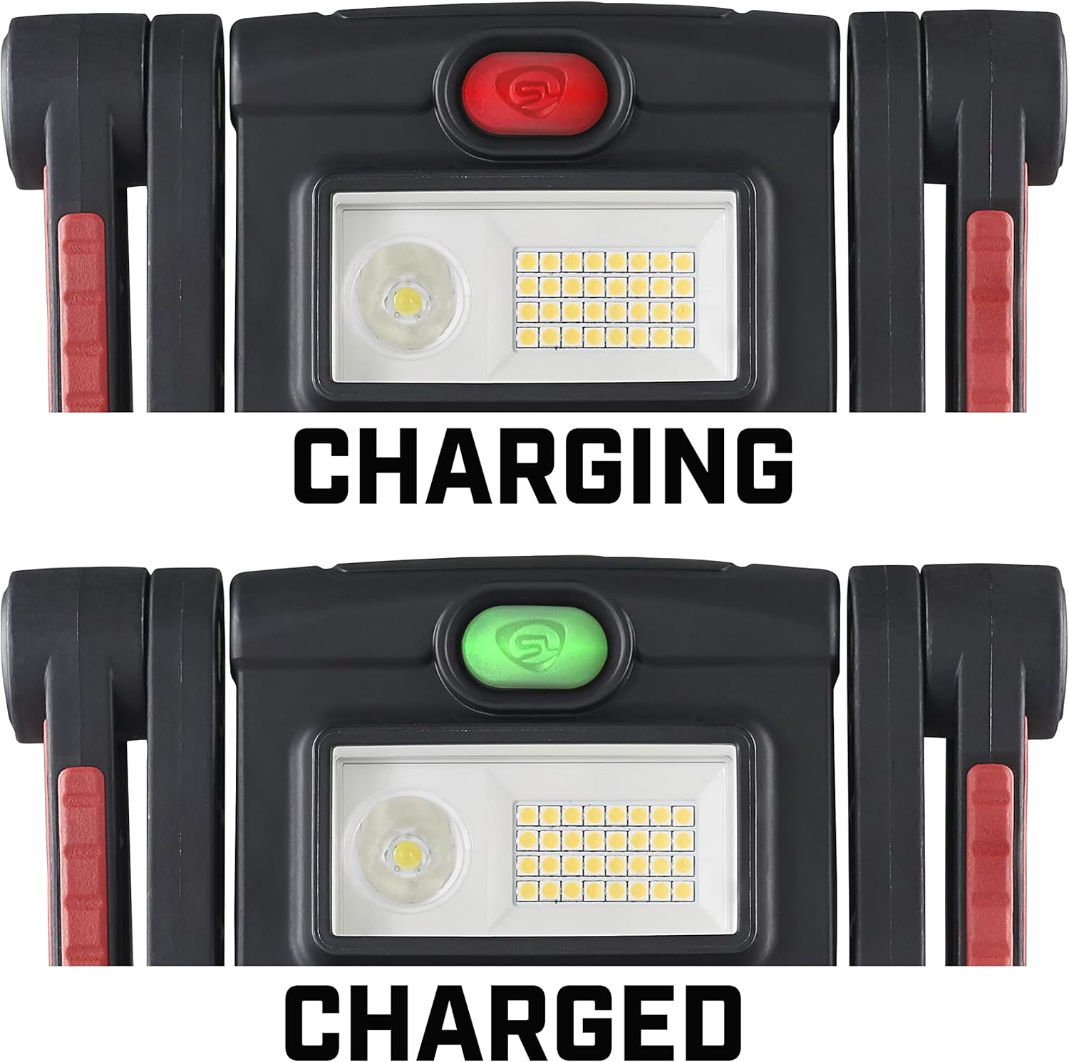 Streamlight BearTrap 61520 2000 Lumen Multi-Function Worklight with Magnetic Base and Hang Hook, 120V/100V AC, Red