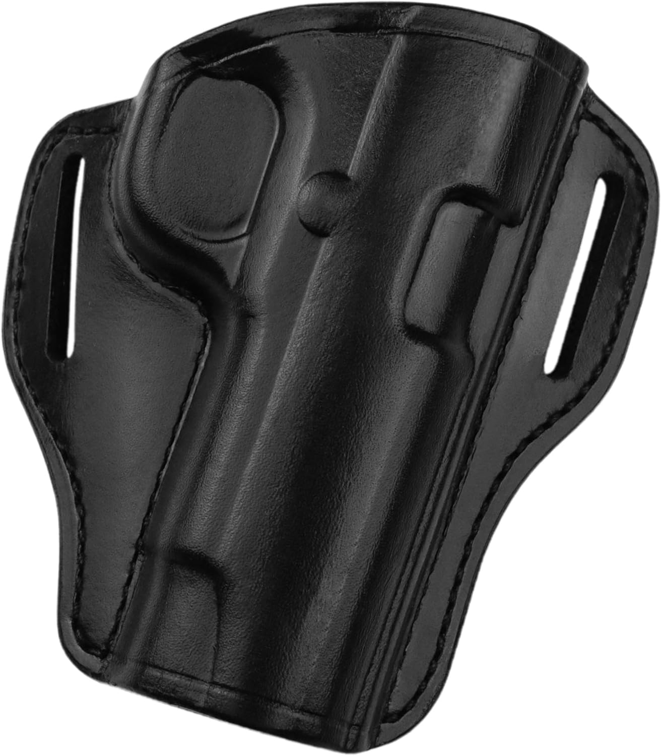 BIANCHI Model 57 Remedy Open-Top Full-Grain Leather Belt Slide Holster