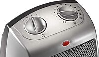 Lasko Desktop Electric Ceramic Space Heater with Adjustable Thermostat, 2 Heat Settings and Fan Only Mode, 9.2 Inches
