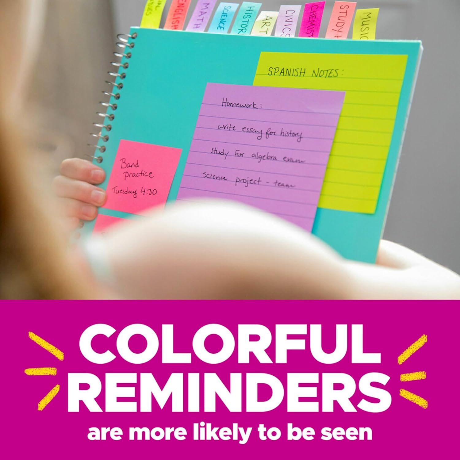 Post-it Pop-up Notes, 3x3 in, 12 Pads, America's #1 Favorite Sticky Notes, Poptimistic, Bright Colors, Clean Removal, Recyclable