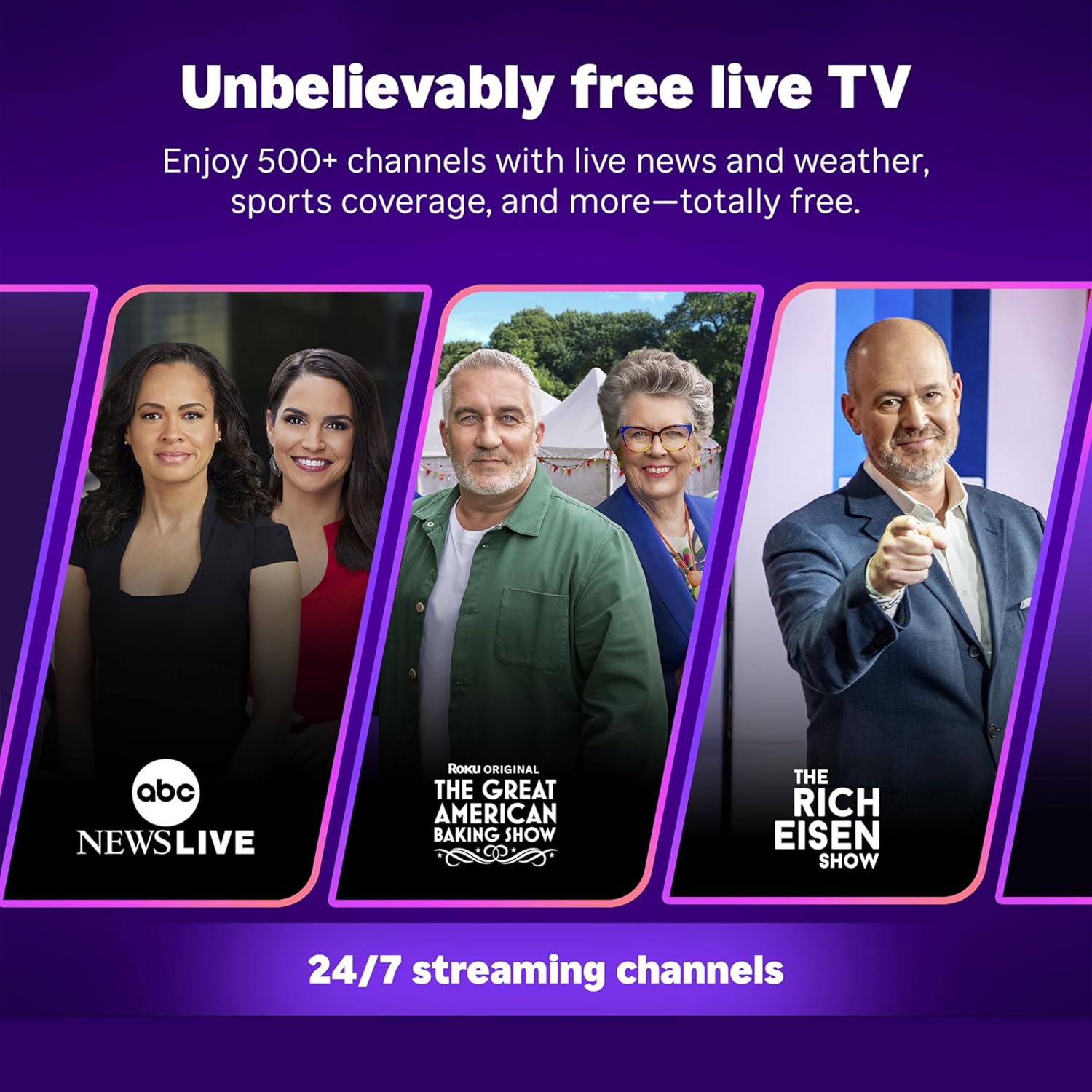 Roku Streaming Stick 4K - HDR & Dolby Vision Roku Streaming Device for TV with Voice Remote & Long-Range Wi-Fi