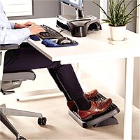 Fellowes 48121 Standard Foot Rest, Graphite Graphite 3.75" x 17.63" x 13.13" Standard Footrest
