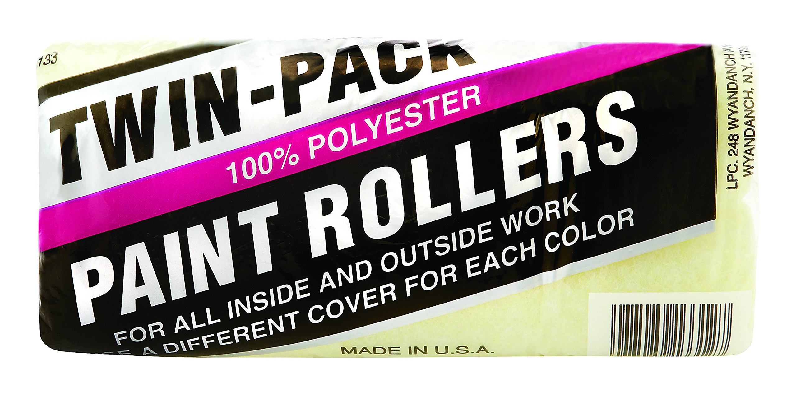 Linzer Products RC 133-0900 3/8" X 9" Polyester Economy Twin Pack Roller Covers 2 Pack