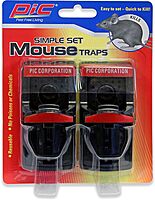 PIC Mouse Traps [Reusable Kill Traps] (Mouse Traps - Set of 3)