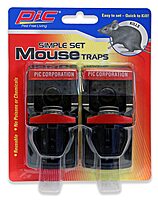 PIC Mouse Traps [Reusable Kill Traps] (Mouse Traps - Set of 3)