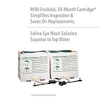 Honeywell Fendall Pure Flow 1000 Eyewash Station, 7 Gallon Capacity, 15 Minutes Wash Time, 29" L X 30" H X 17-1/4" D - 32-001000-0000