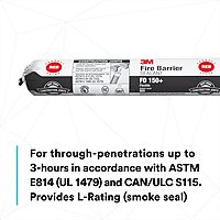 3M Fire Barrier Sealant FD 150+ Gun-Grade Latex-Based Elastomeric Firestop Seal