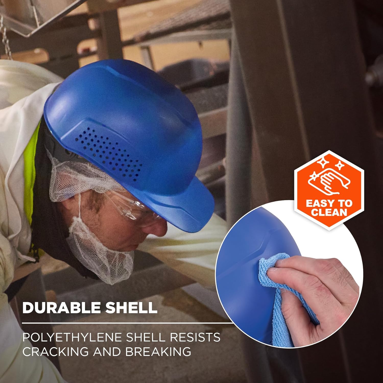 ERGODYNE Skullerz 8951 Vented Hard Shell Bump Cap with Suspension