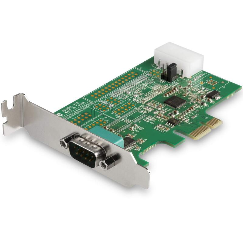 StarTech.com 1-port PCI Express RS232 Serial Adapter Card - PCIe RS232 Serial Host Controller Card - PCIe to Serial DB9