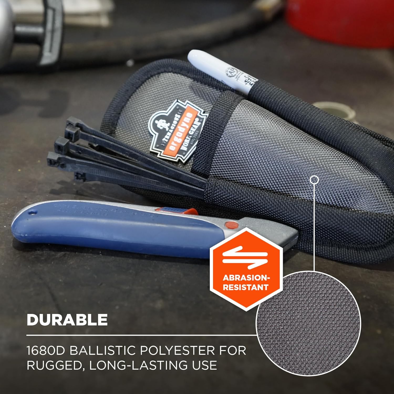 Ergodyne Arsenal 5567 Utility Knife Holder,Gray