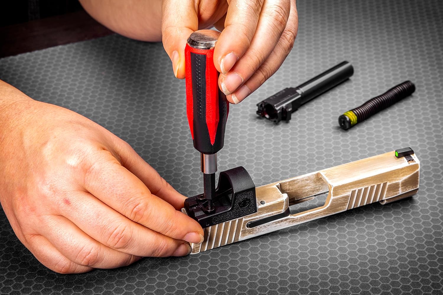 Real Avid Precision Screwdriver Set for Gun Maintenance | 90 PCS Screw Driversets with LED Driver, Hex