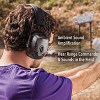 Howard Leight by Honeywell Impact Pro Sound Amplification Electronic Earmuff (R-01902) Large Earmuff