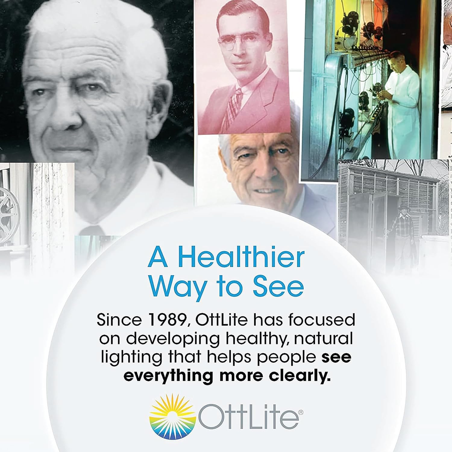 OttLite Enhance LED Sanitizing Desk Lamp with USB Charging – Eliminates up to 99.9% of Bacteria, Touch Activated