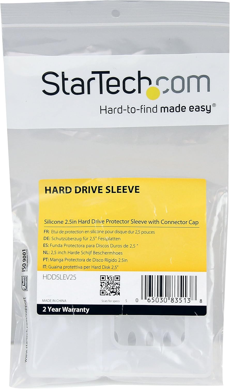 StarTech.com 2.5in Hard Drive Protector Case & Sleeve
