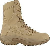 Reebok Men's Rapid Response RB8895 8" Soft Toe Tactical Boot with Side Zipper