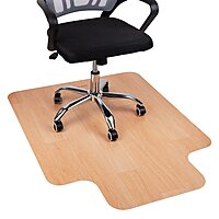 MIND READER Office Chair Mat, PVC Under Desk Floor Protector