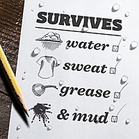 RITE IN THE RAIN Weatherproof Copier Paper, 8.5" x 11", 20# White