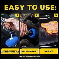 Meguiar's Quik Scratch Eraser Kit, Car Scratch Remover for Repairing Surface Blemishes, Car Care Kit with ScratchX