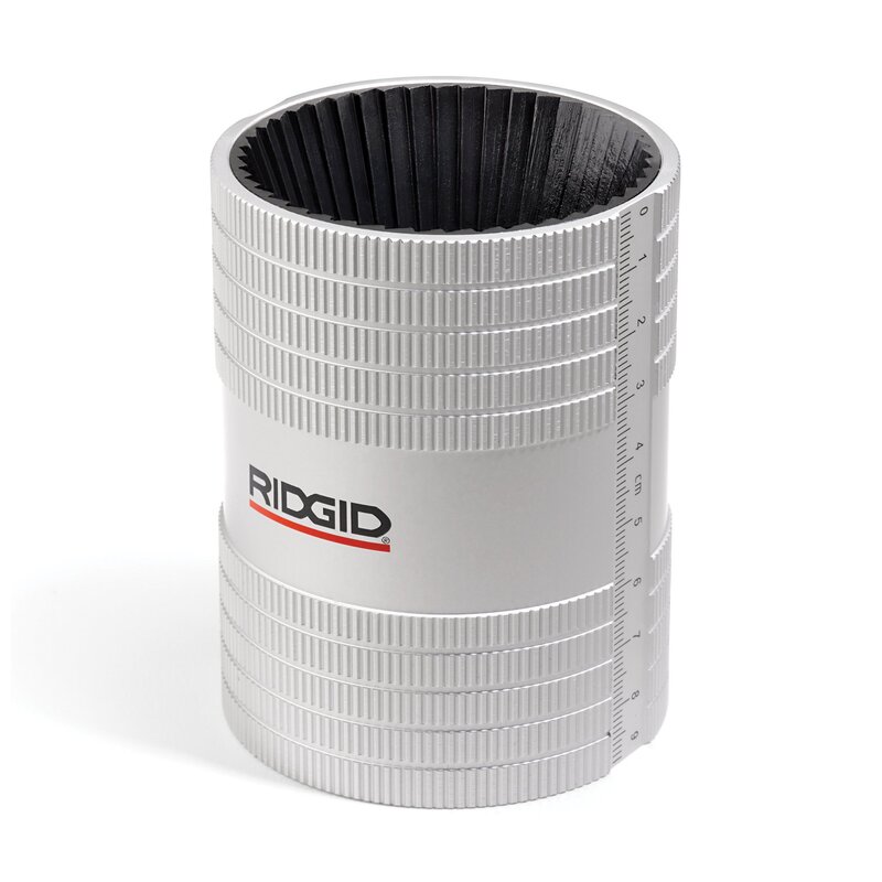 Ridgid 29993 227S Stainless Steel Pipe Reamer Tool, 1/2-inch to 2-inch Inner/Outer Reamer, Chrome, Small Small Reamer Tool