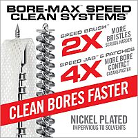 Real Avid Gun Cleaning Jag, Bore Brush & Gun Cleaning Patches Set, All in One Jag Set & Bore Brush Kit with Cleaning Patches