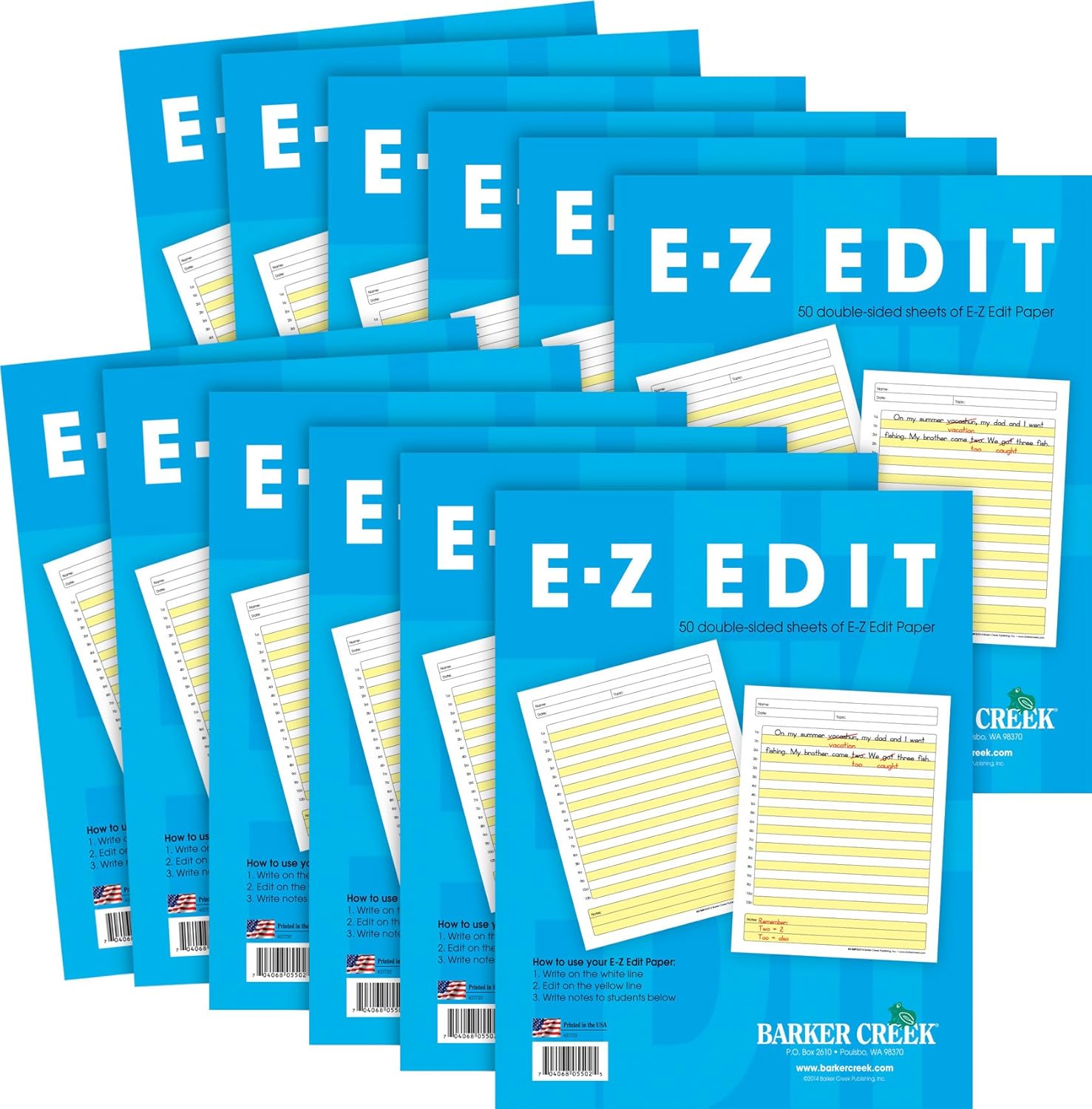 Barker Creek E-Z Edit Writing Paper