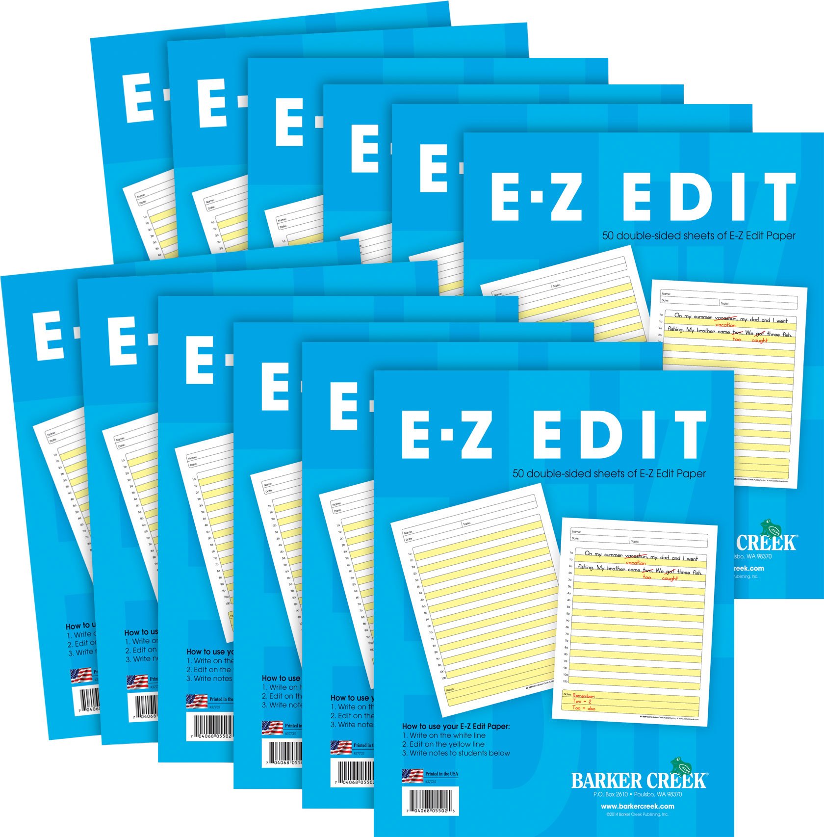 Barker Creek E-Z Edit Writing Paper
