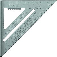 IRWIN Tools Rafter Square, Aluminum, 7-Inch (1794464)