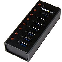 StarTech.com 7 Port USB 3.0 Hub (5 Gbps) - Metal Enclosure - Desktop or Wall Mountable
