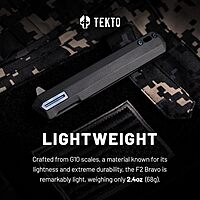 TEKTO F2 Bravo Folding Knife - D2 Steel, Ceramic Ball Bearings