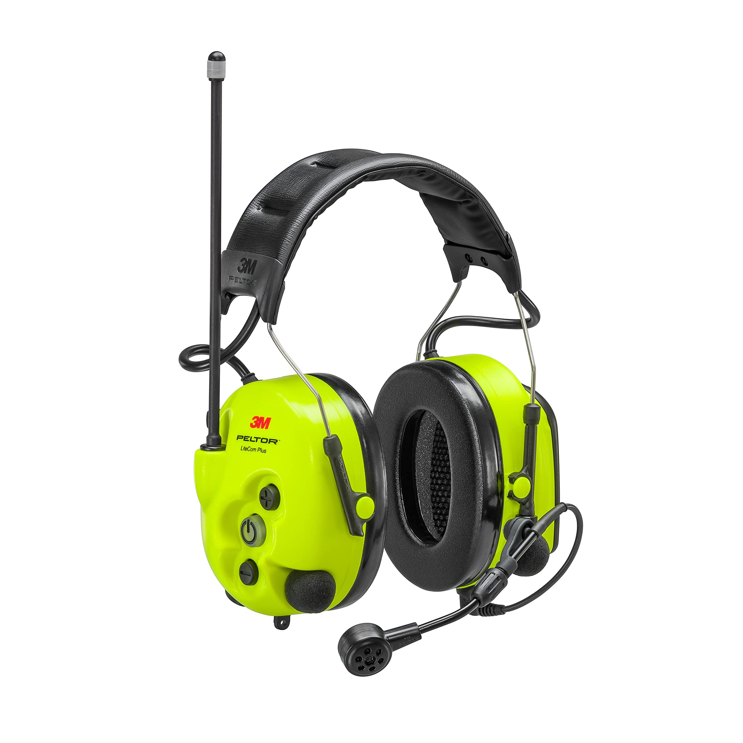 3M PELTOR LiteCom Plus Headset MT73H7A4610NA, Headband Style Hearing Protection, 2-Way Radio