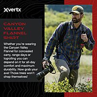 VERTX Canyon Valley Men's Tactical Flannel Long-Sleeve Shirt