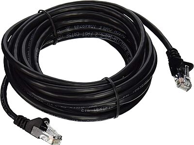 Belkin 15ft CAT5E Black Patch Cord Snagless (A3L791-15-BLK-S)