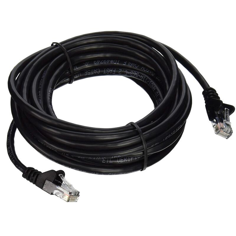 Belkin 15ft CAT5E Black Patch Cord Snagless (A3L791-15-BLK-S)
