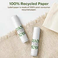 AVERY EcoFriendly Matte White Recycled Square Labels, 3/4" x 3/4", Print-to-The-Edge