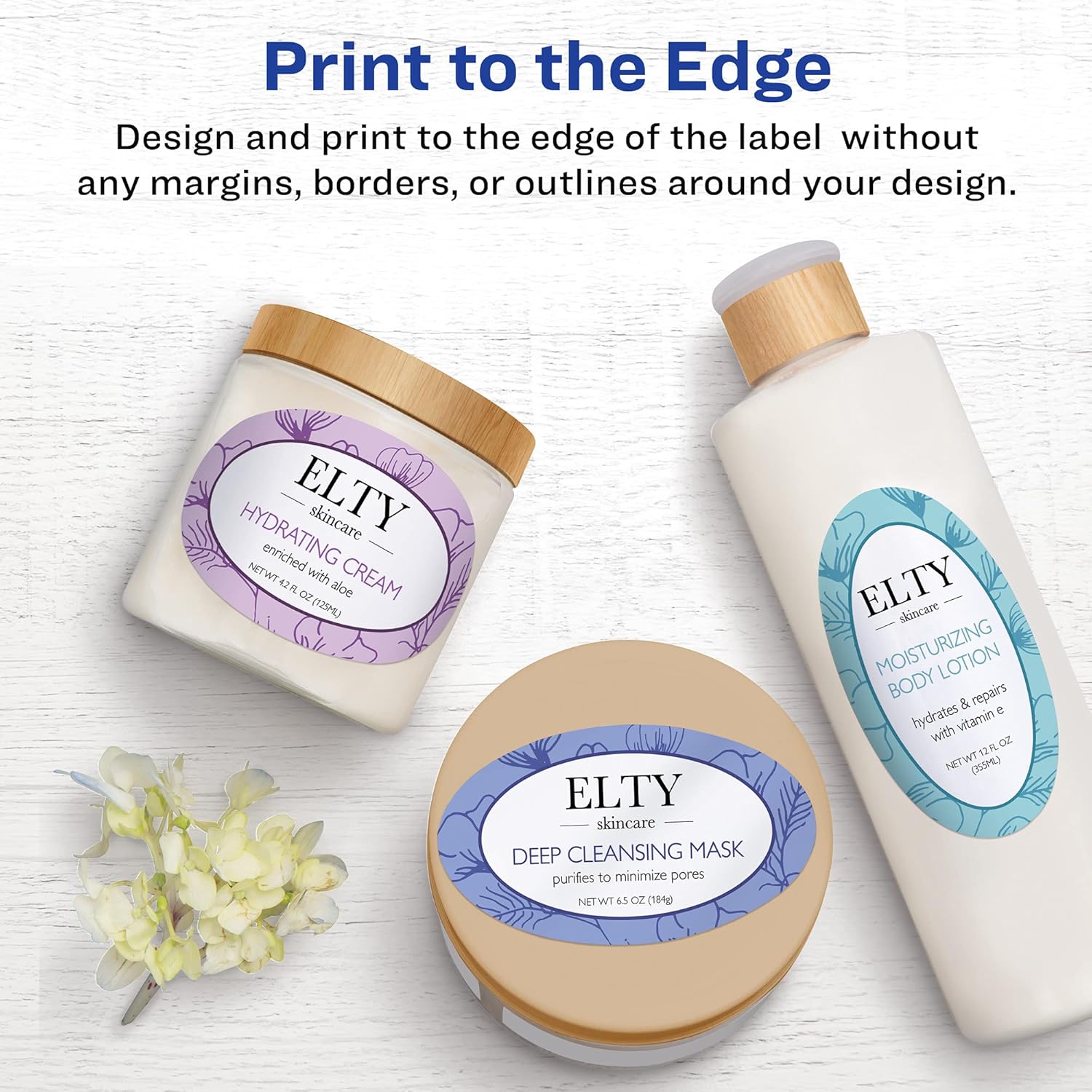 Avery Durable Waterproof Oval Labels, Sure Feed Technology, 2" x 3-1/3"